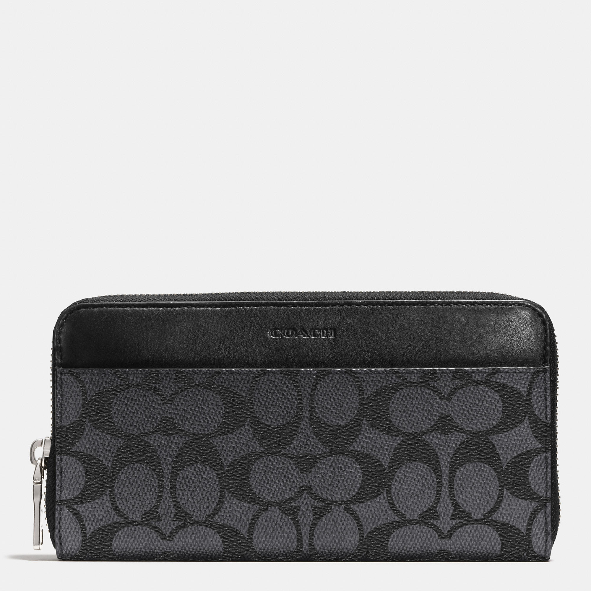 Brand Coach Accordion Wallet In Signature Canvas | Coach Outlet Canada - Click Image to Close
